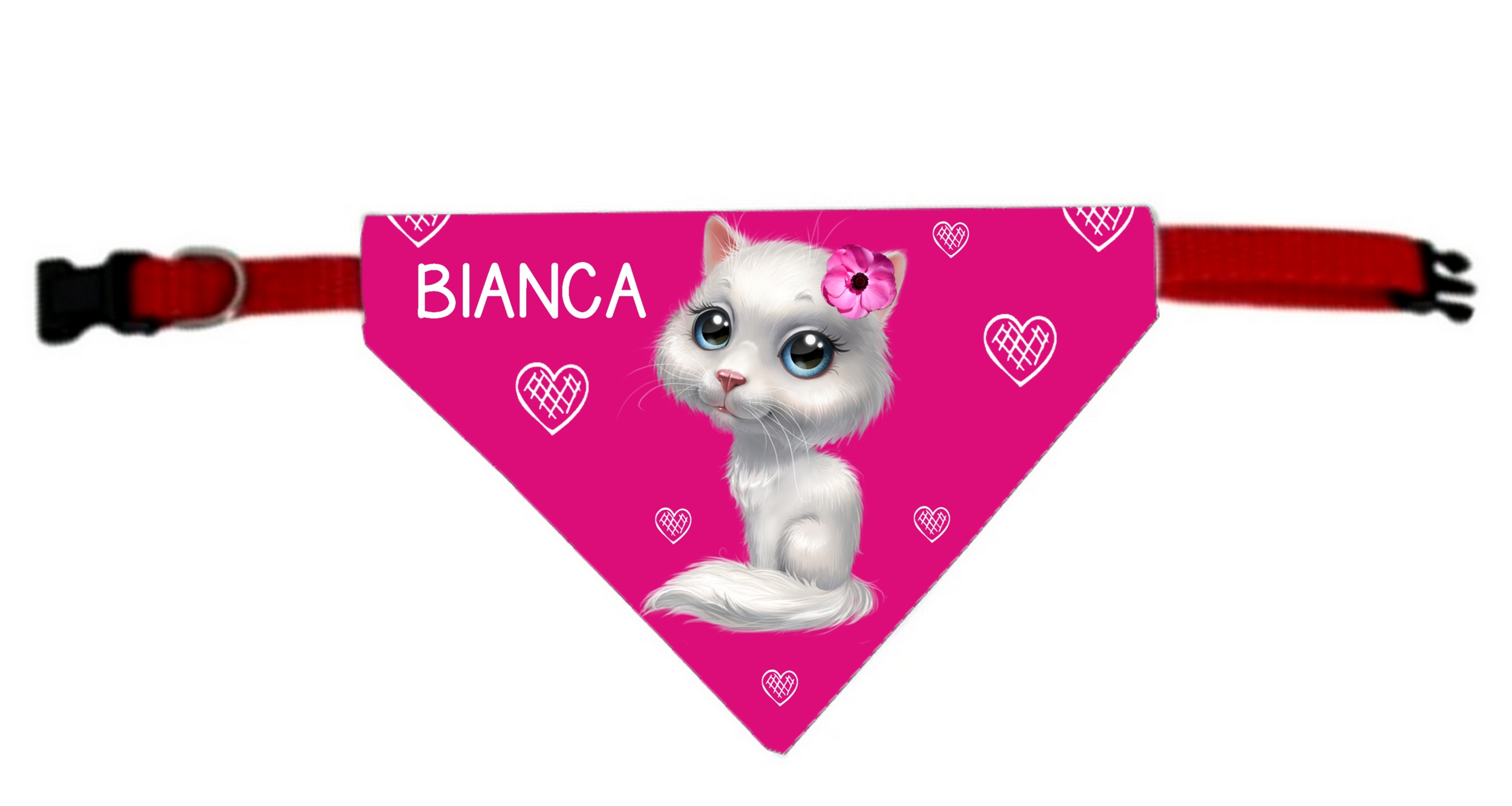 Collier Pour Chat Bandana Personnalise Avec Le Nom De Votre Animal Chat Collier Chat Mimi Cadeau