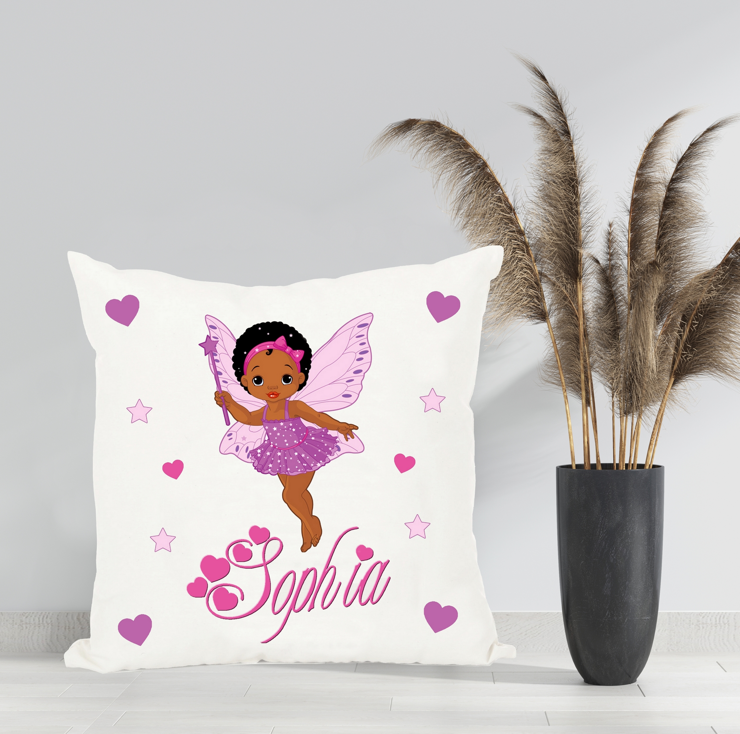 Coussin Bebe Fee Personnalise Avec Prenom Textile Coussin Mimi Cadeau