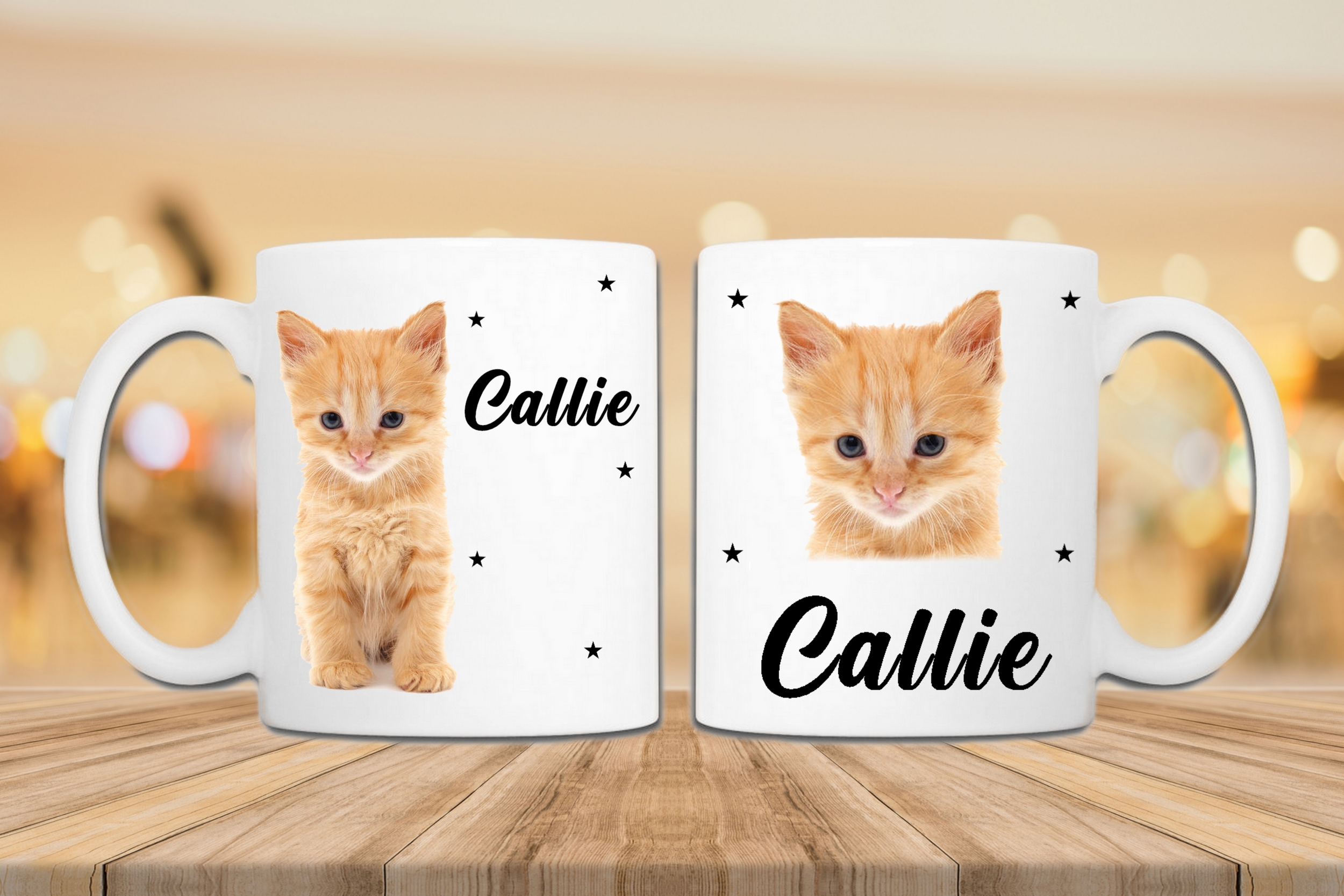 Mug Chat Chaton Personnalise Avec Le Prenom De Votre Choix Tasse Mug Mug Classique Mimi Cadeau