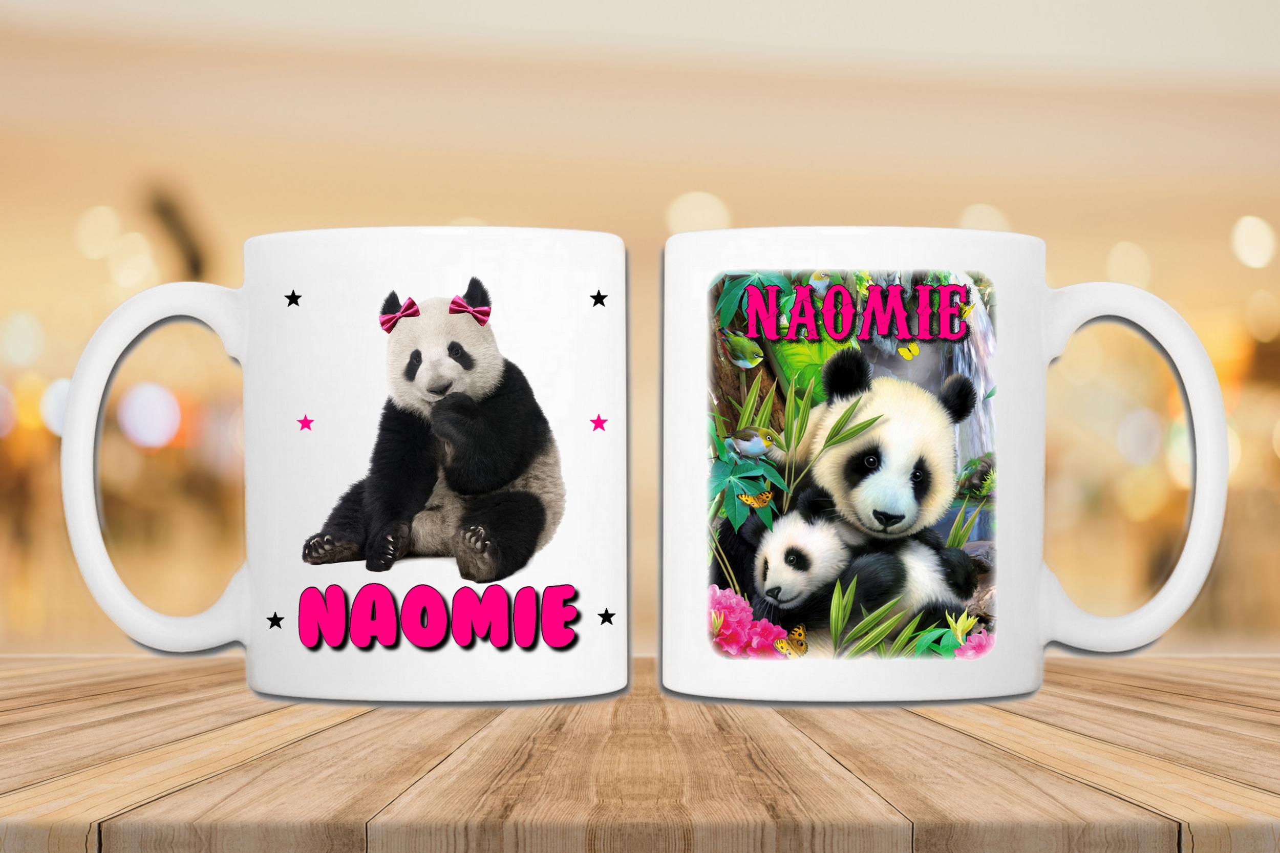 mug panda personnalisé
