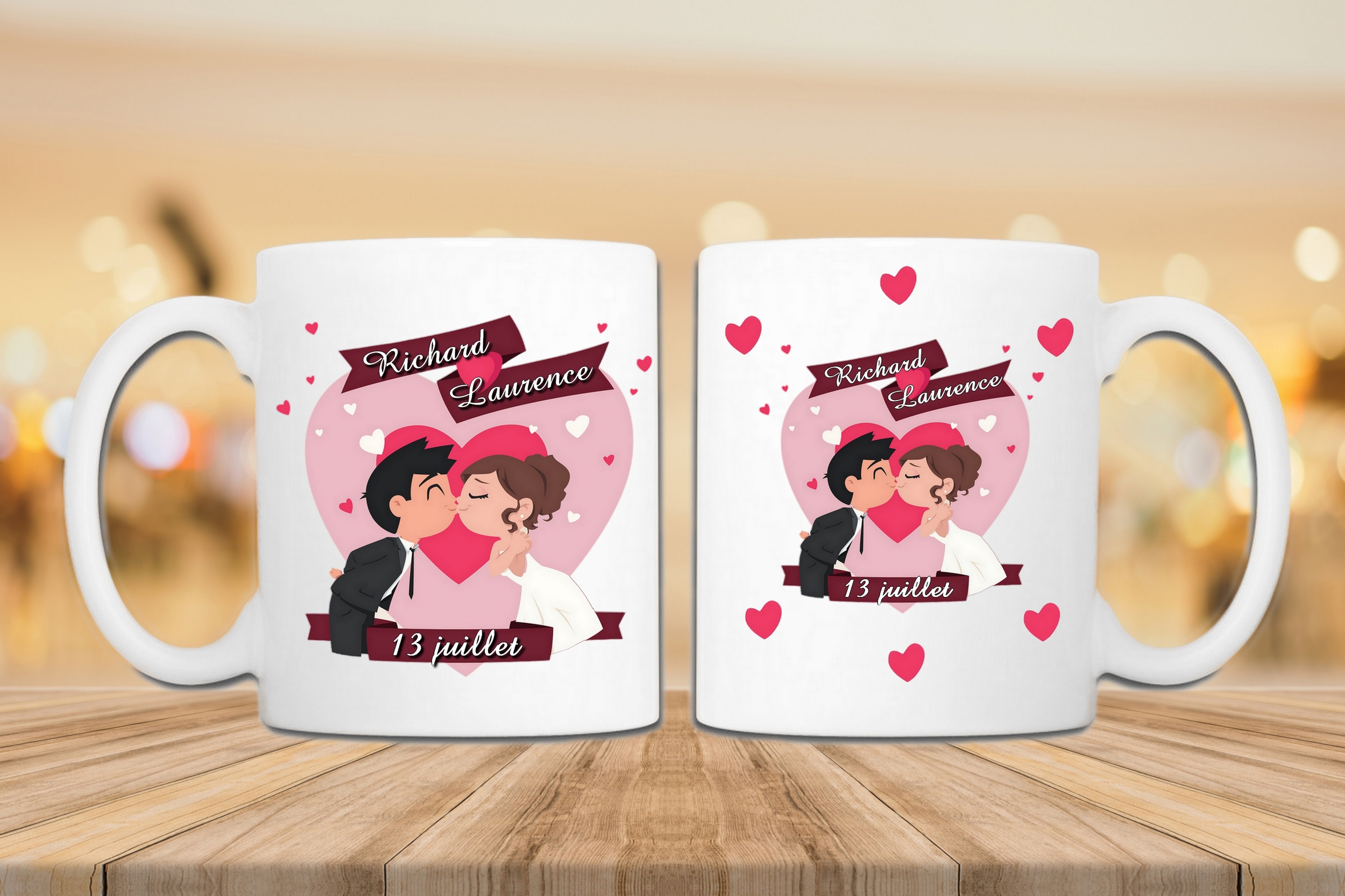 mug mariage personnalisé 2