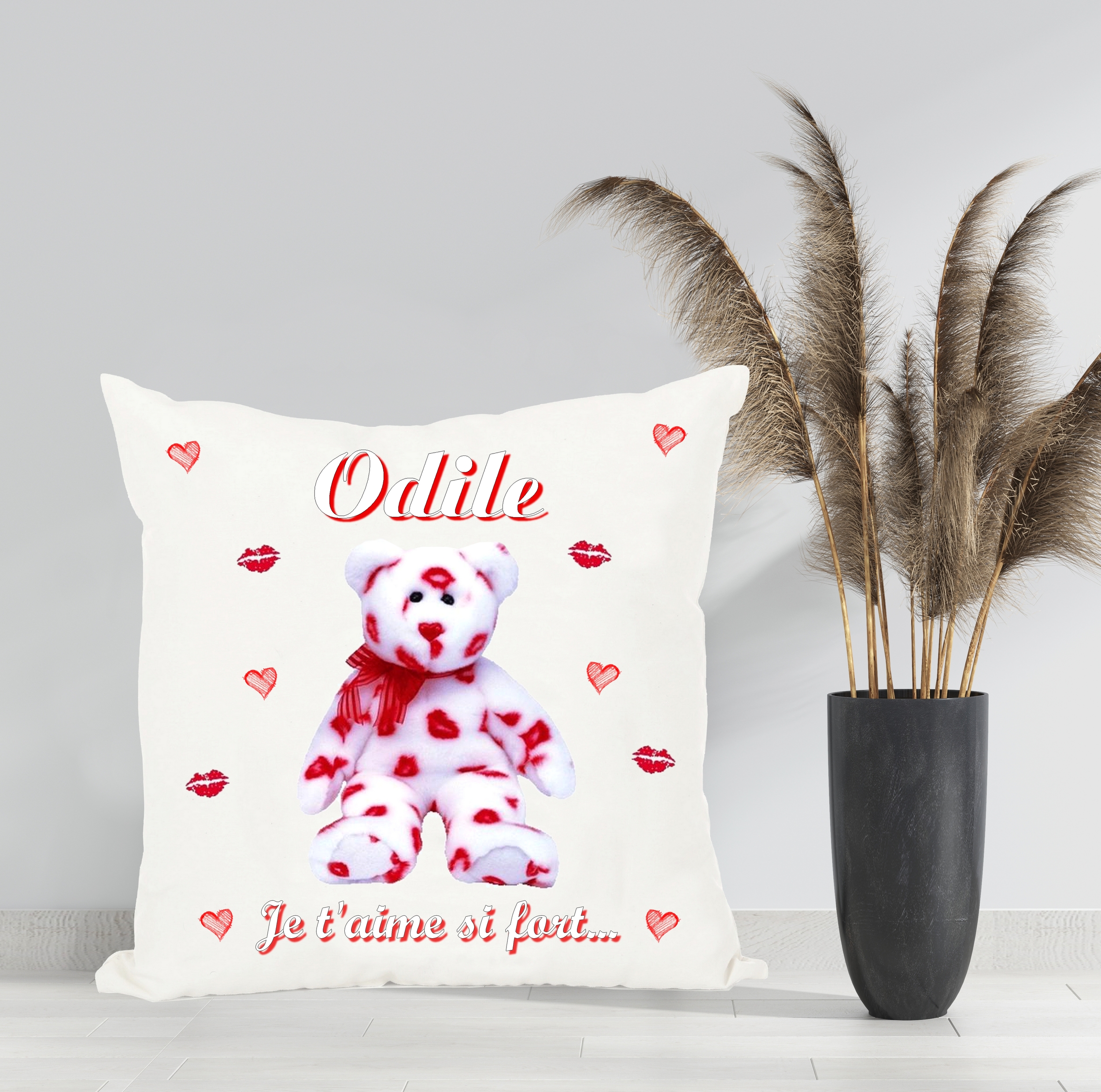 coussin amour