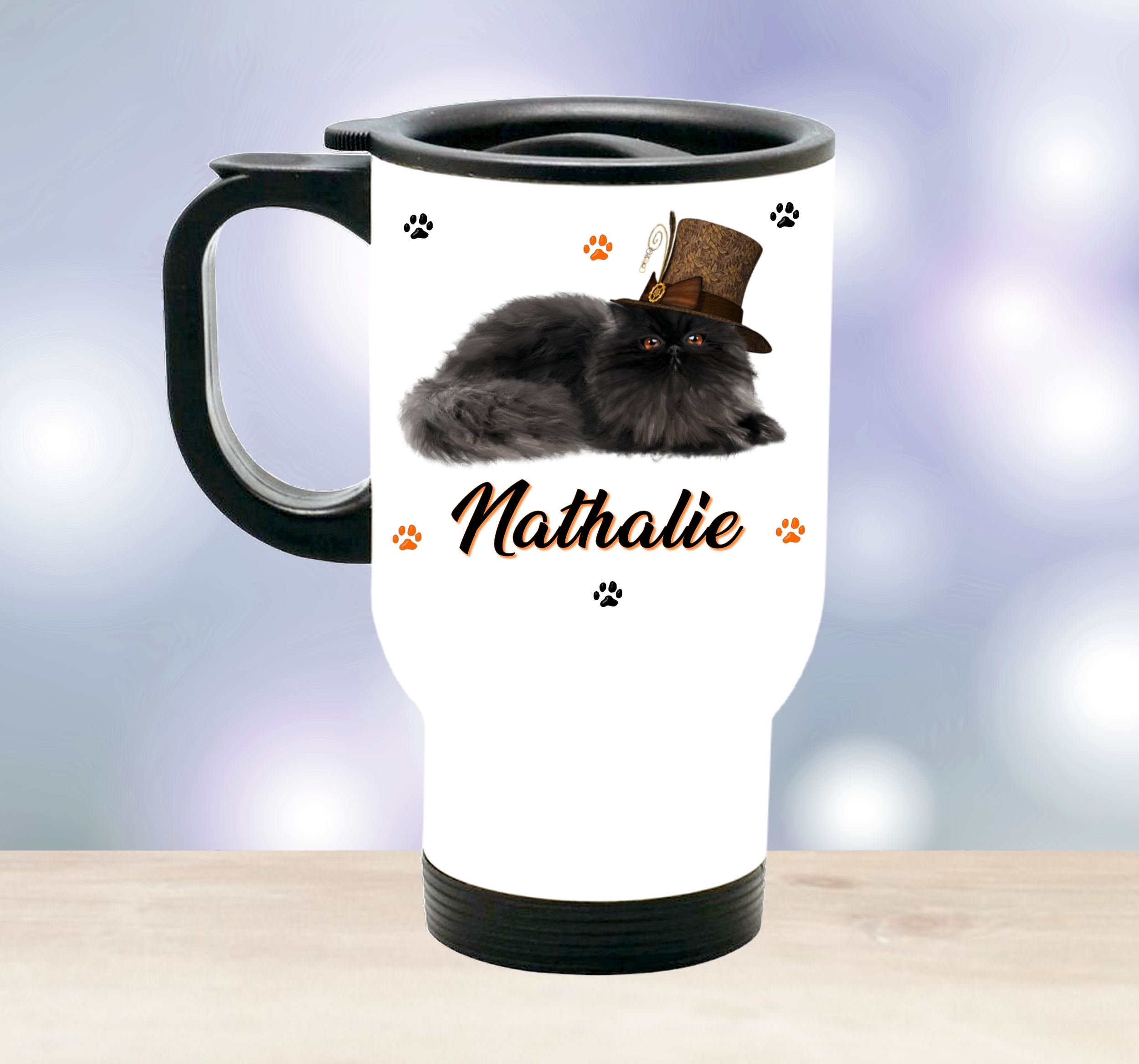 tasse isotherme chat persan
