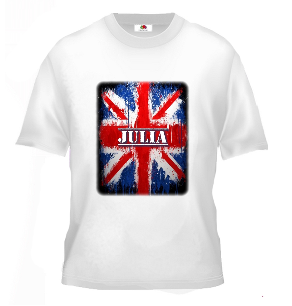 T-shirt enfant Anglais personnalisé avec prénom au choix