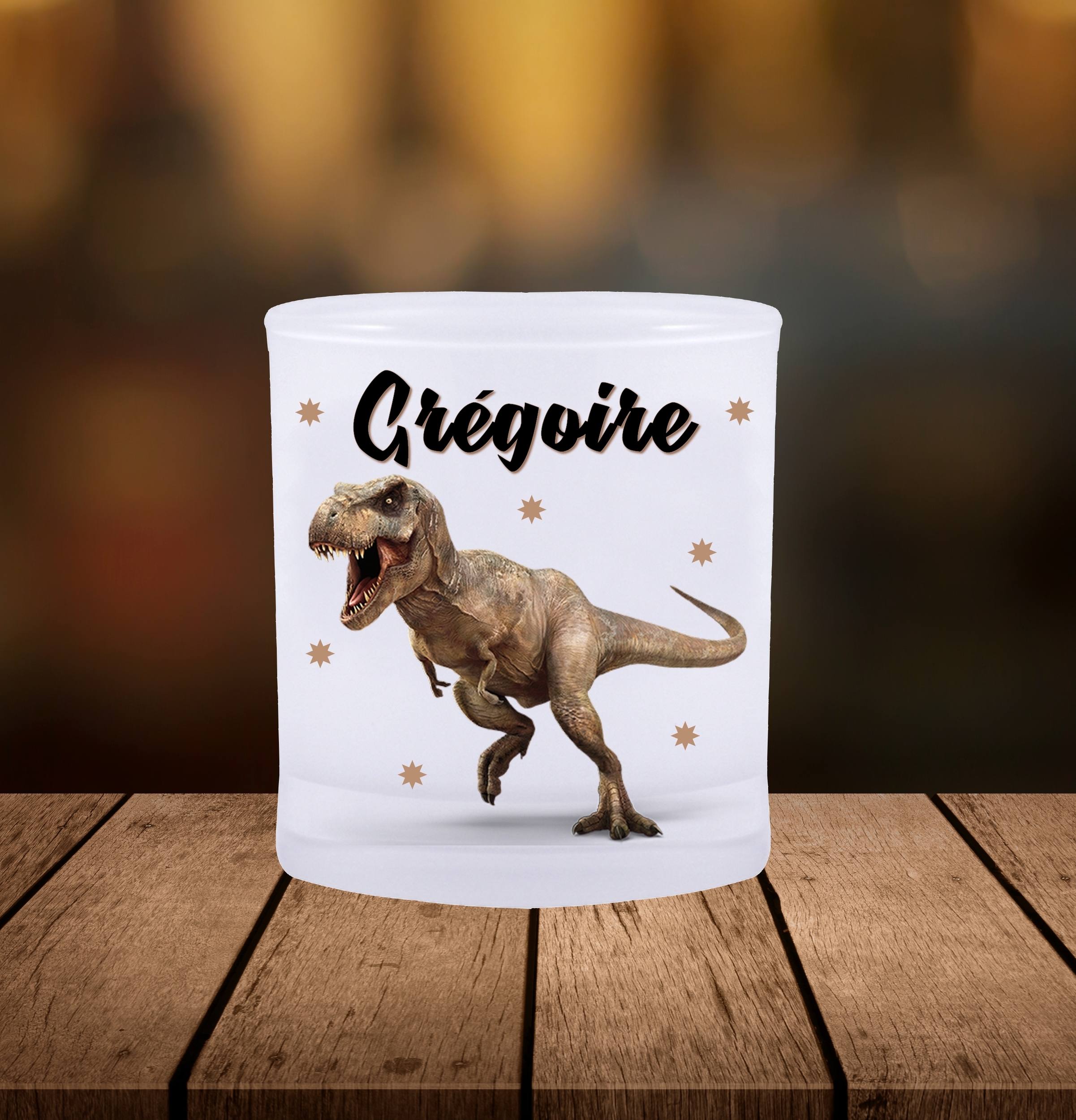 verre Dinosaure personnalisé2