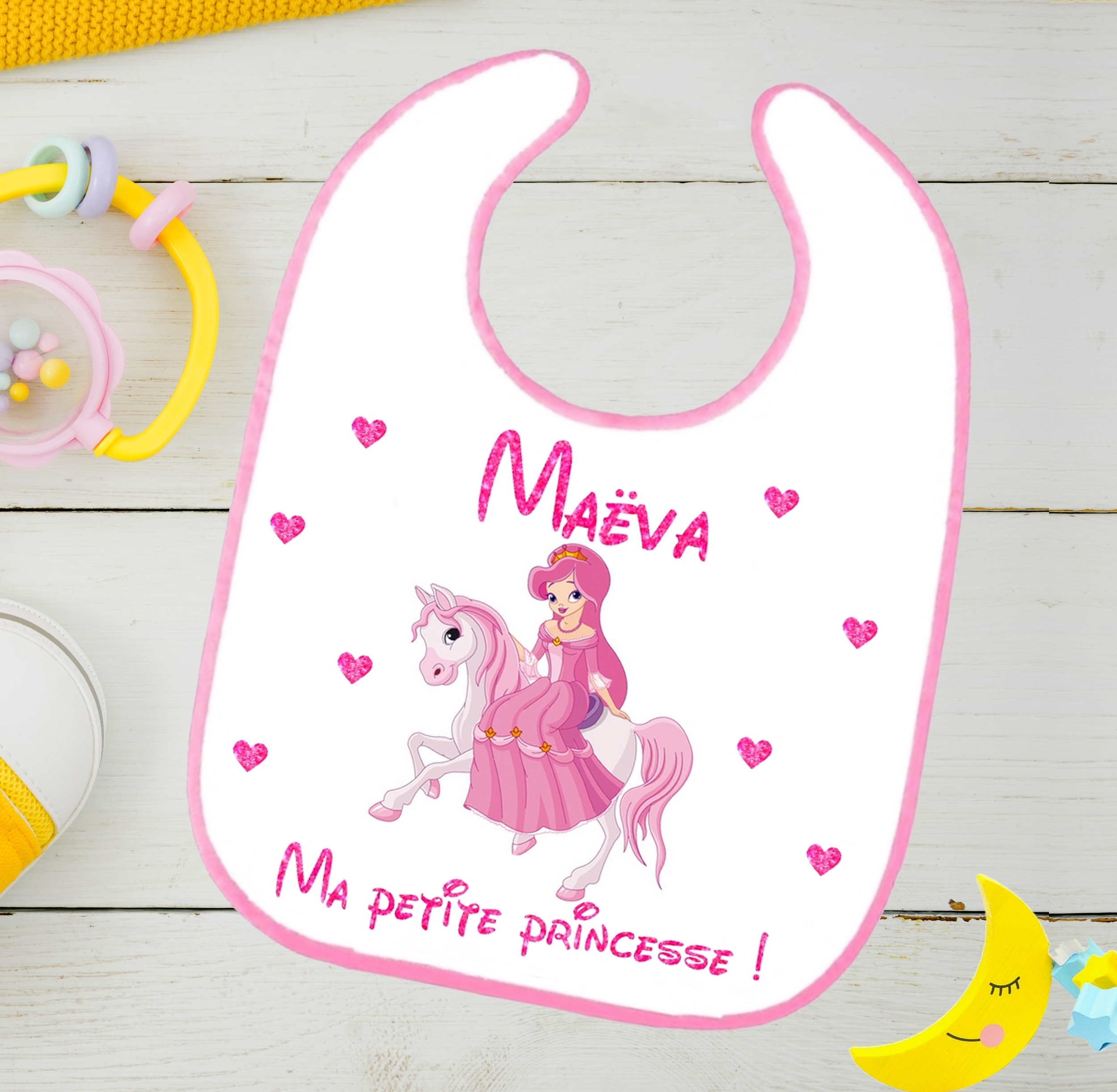 bavoir bébé princesse 6