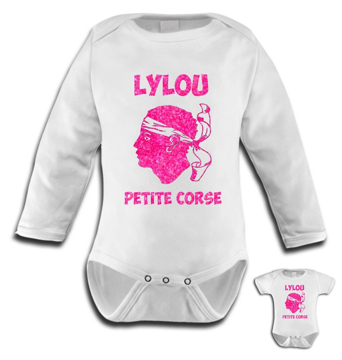 Body bébé Corse personnalisé avec prénom