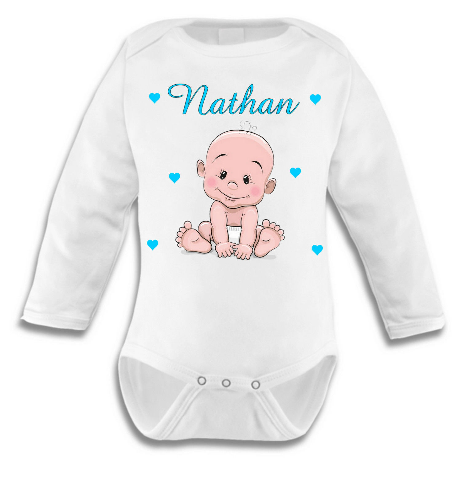 Body bébé Garçon personnalisé avec prénom