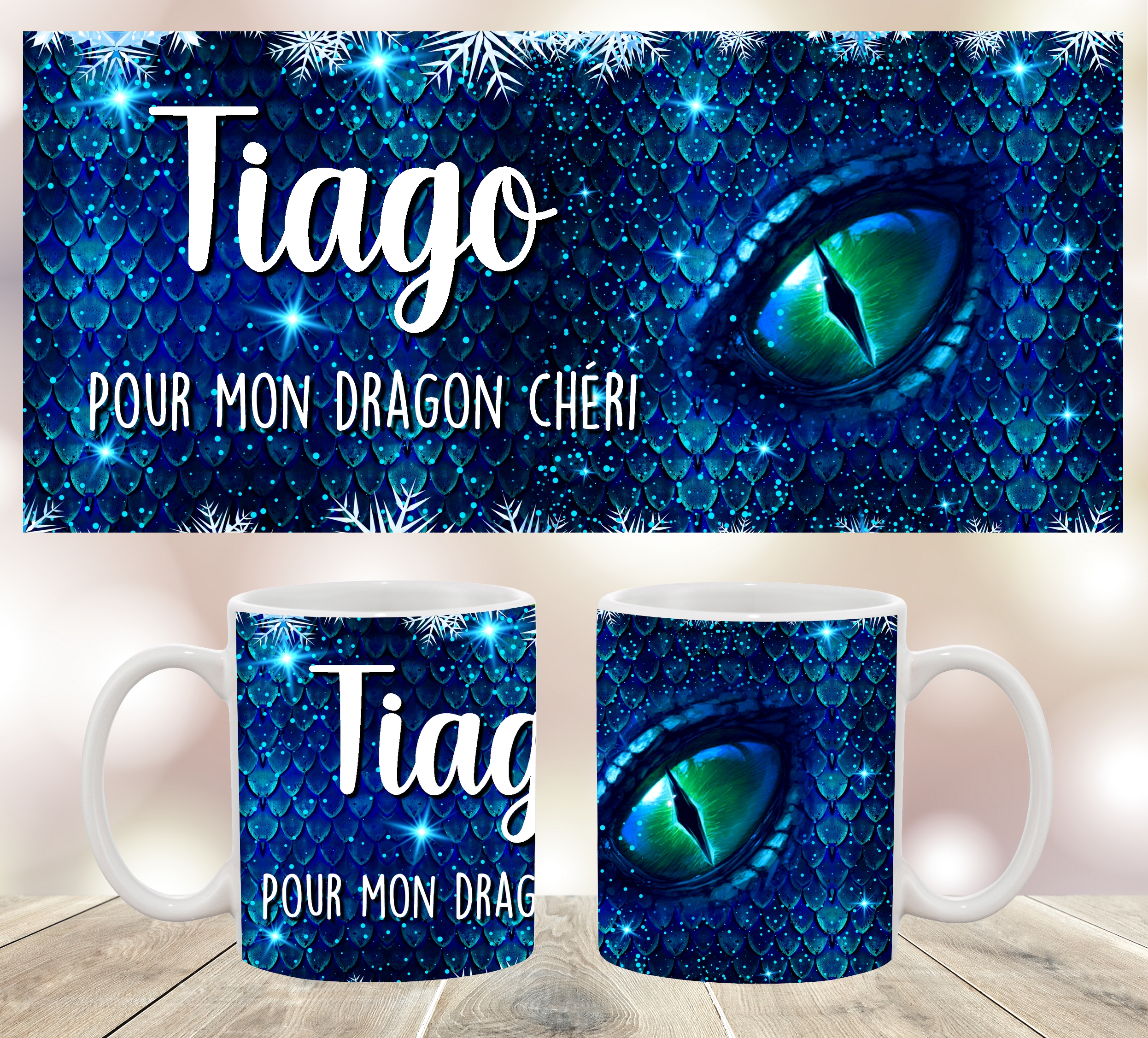 mug dragon personnalisé 3