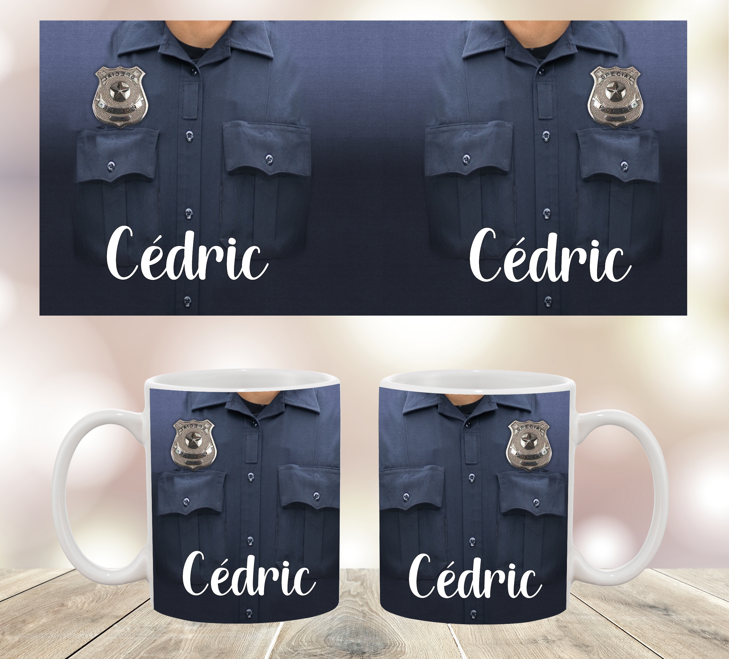 mug police personnalisé 2