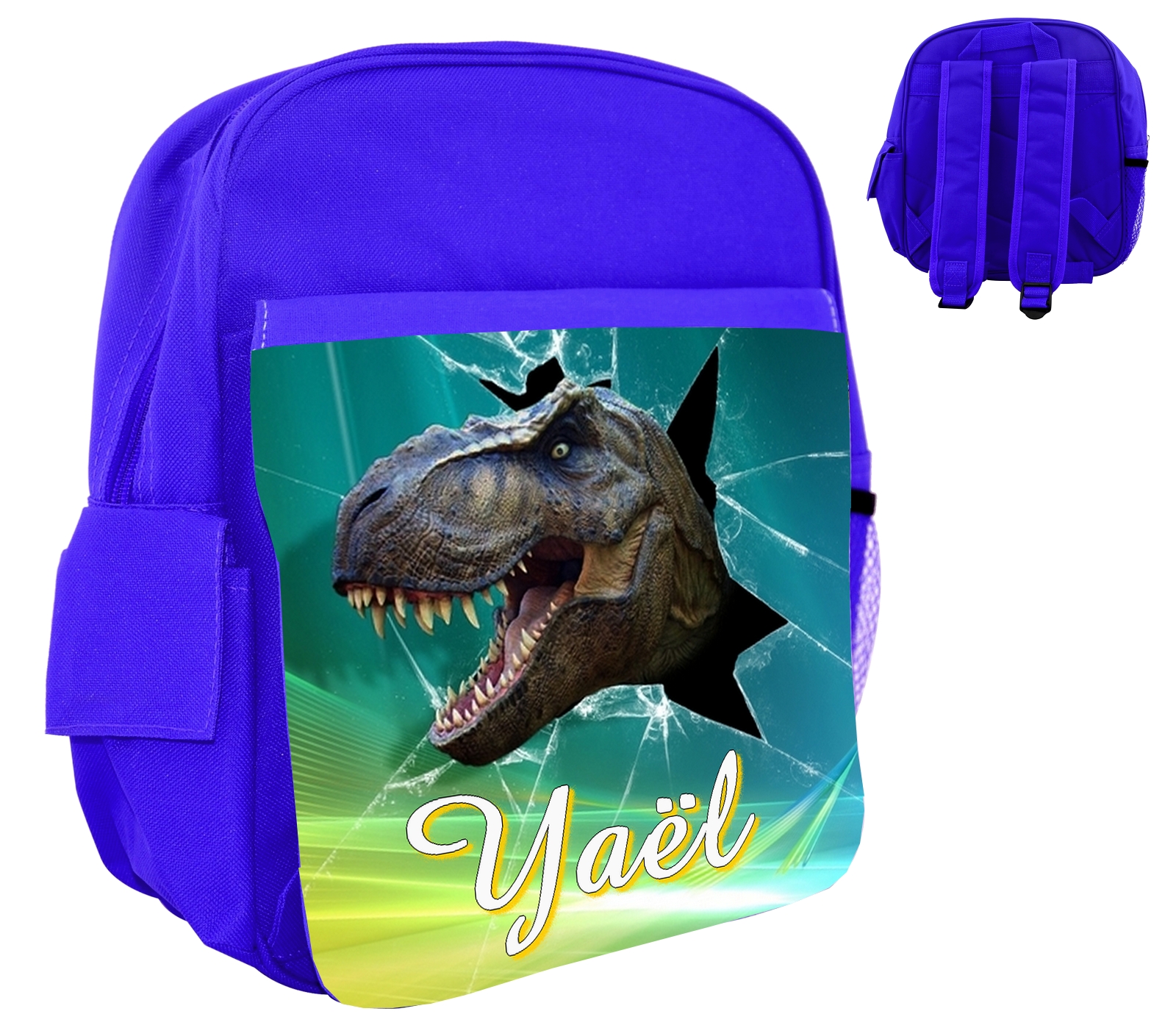 Sac à dos enfant Dinosaures personnalisé avec prénom