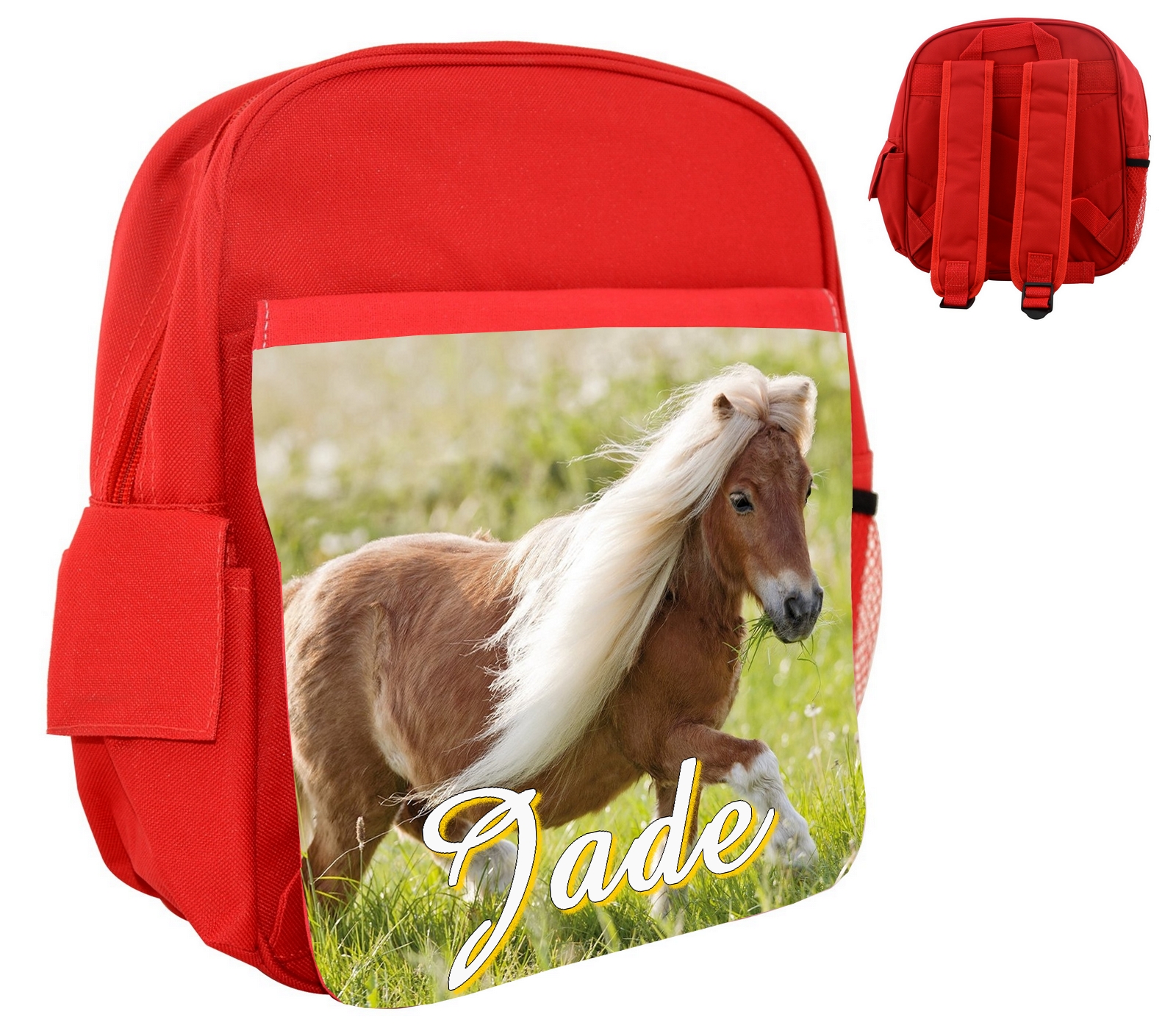 Sac à dos enfant Poney personnalisé avec prénom