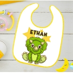 bavoir bébé dinosaure