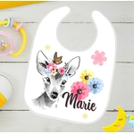 bavoir bébé faon bambi