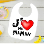 bavoir bébé j aime maman
