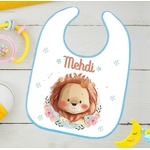 bavoir bébé lion 2