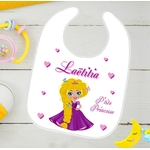 bavoir bébé princesse raiponce