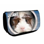 Trousse maquillage Cochon dinde personnalisée avec prénom