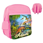 Sac à dos enfant Dinosaures personnalisé avec prénom