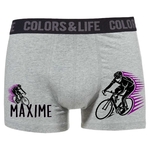 BOXER Caleçon Homme Vélo Cyclisme personnalisé avec prénom