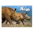 Puzzle Rhinocéros personnalisé avec prénom Taille au choix
