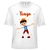 T-shirt enfant Pinocchio personnalisé avec prénom au choix