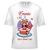 T-shirt enfant Anniversaire Panda roux personnalisé avec prénom et âge au choix