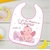 bavoir bébé baptême fille