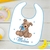 bavoir bébé peluche chien garçon
