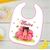 bavoir bébé rose