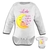 Body bébé Naissance fille personnalisé avec prénom, date et heure de naissance, taille et poids
