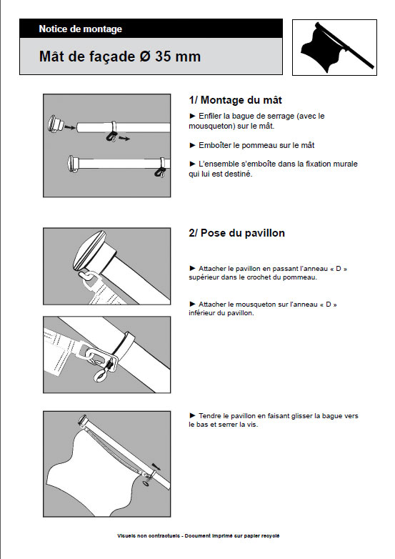 Pack complet drapeau français (petit prix)