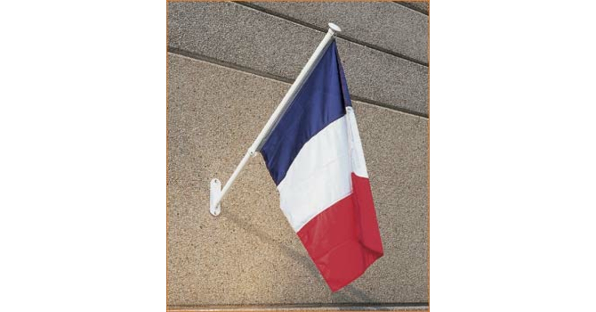 Tapisserie Murale Drapeau France - Élégante Tenture Patriotique Pour Chambre Ou Salon, Polyester Doux Et Résistant