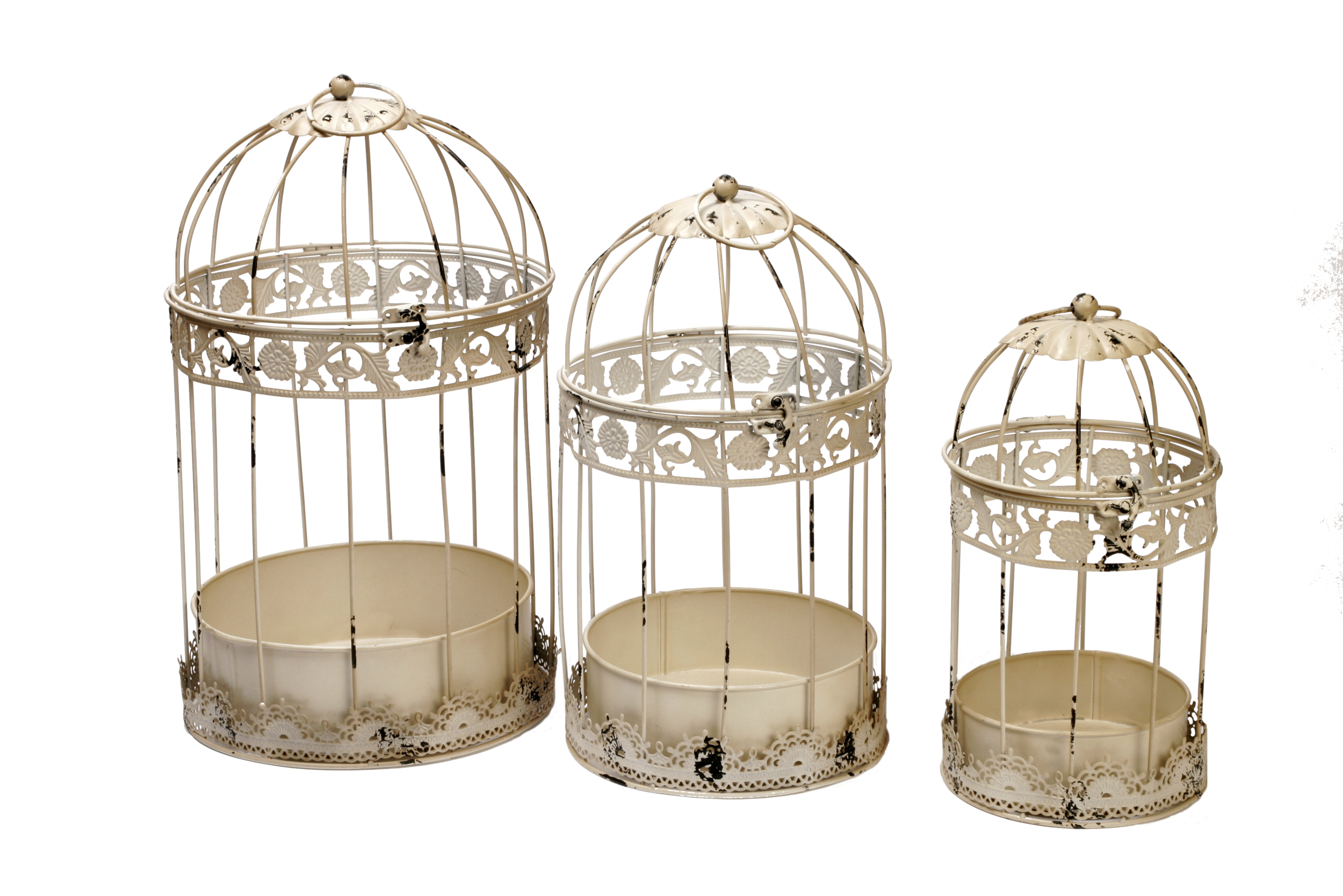 Cages à Oiseaux Décoratives 3 Cages