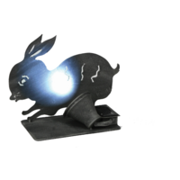 Déco éclairage solaire - lapin