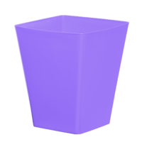 Cache pot carré réserve d'eau - Lilas