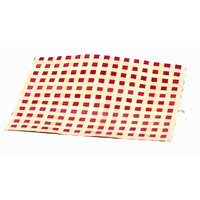 Lot de 6 set de table palme naturel et marron