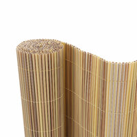 Canisse plastique ronde imitation bambou