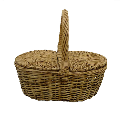 PANIER OSIER OVAL - Déco/Panier en osier et rotin - Boutique décoration et  aménagement jardin - poterie jardin - Univers Jardin