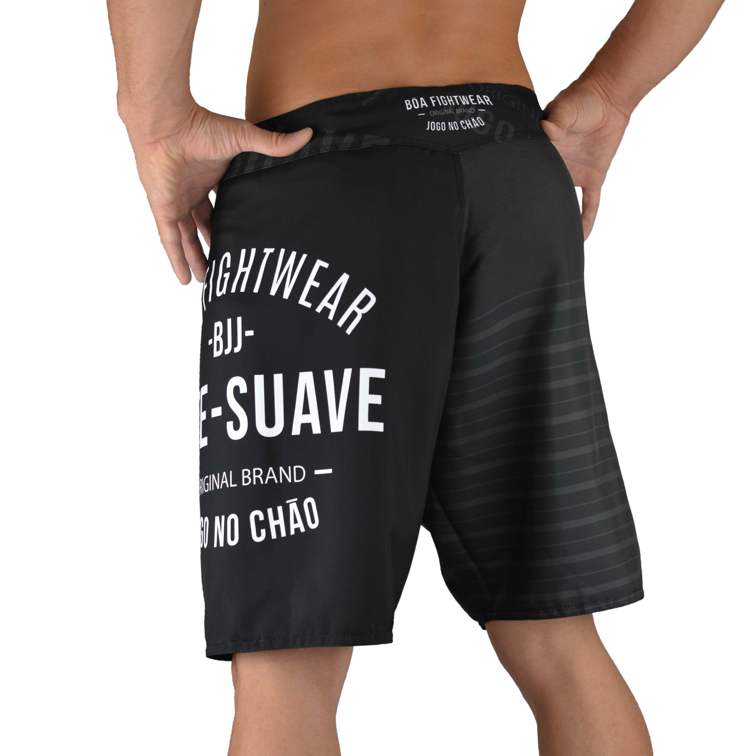 Short de combat MMA Epic Black  Shorts Reebok Homme • Art Athanasia