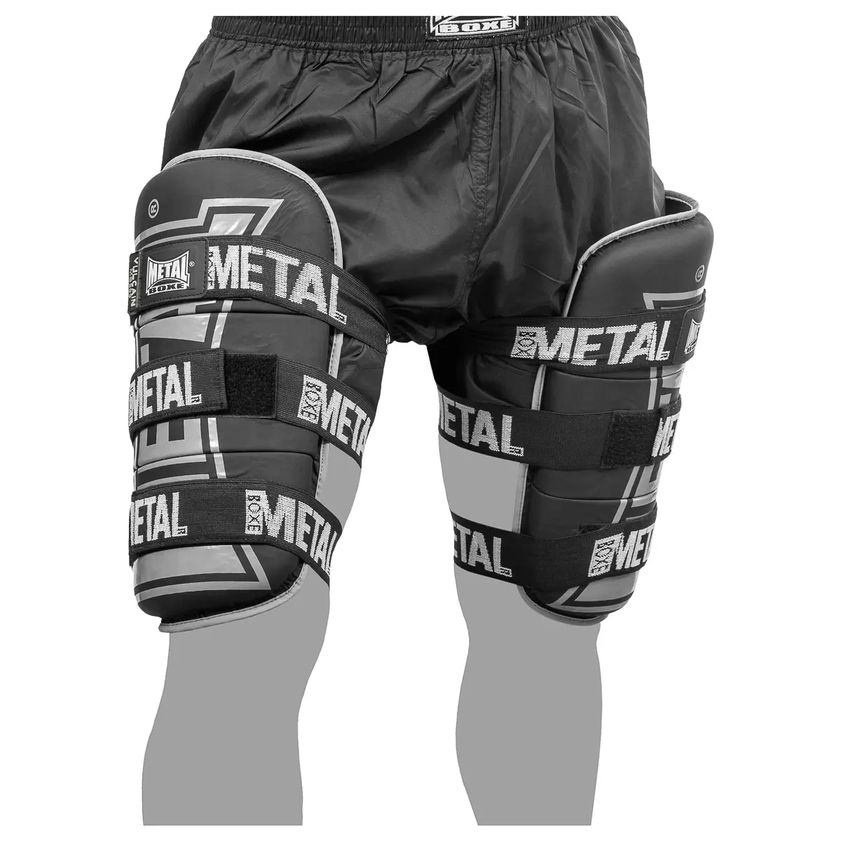 Protège cuisses Métal boxe