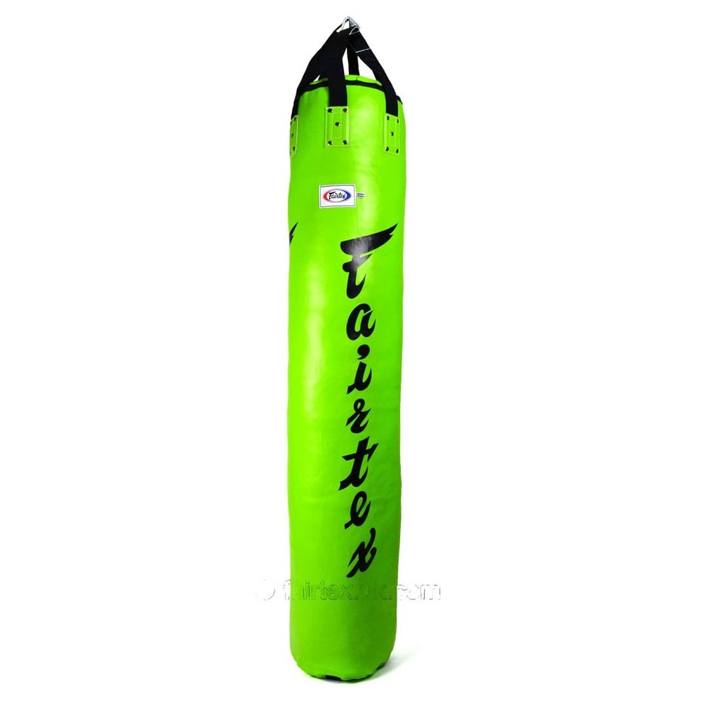 Sac De Frappe Fairtex Banana Bag HB150 - 150 Cm De Haut, Remplissage Jusqu'à 70 Kg - Pour Muay Thai, Kickboxing Et Boxe