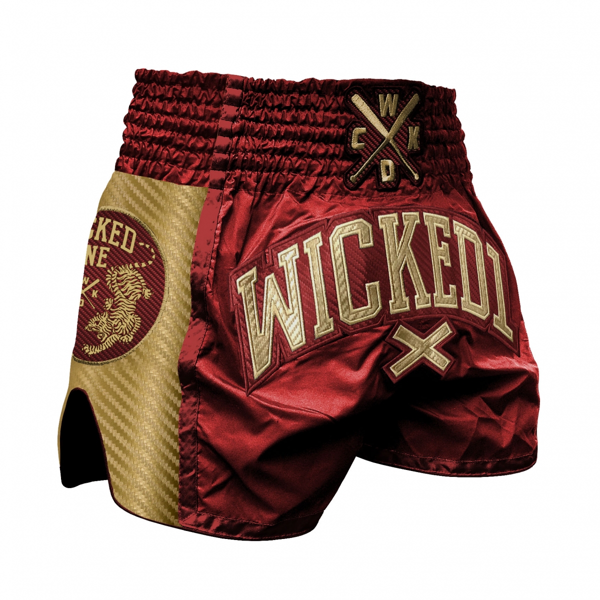 Short Wicked one Shinning Bordeaux