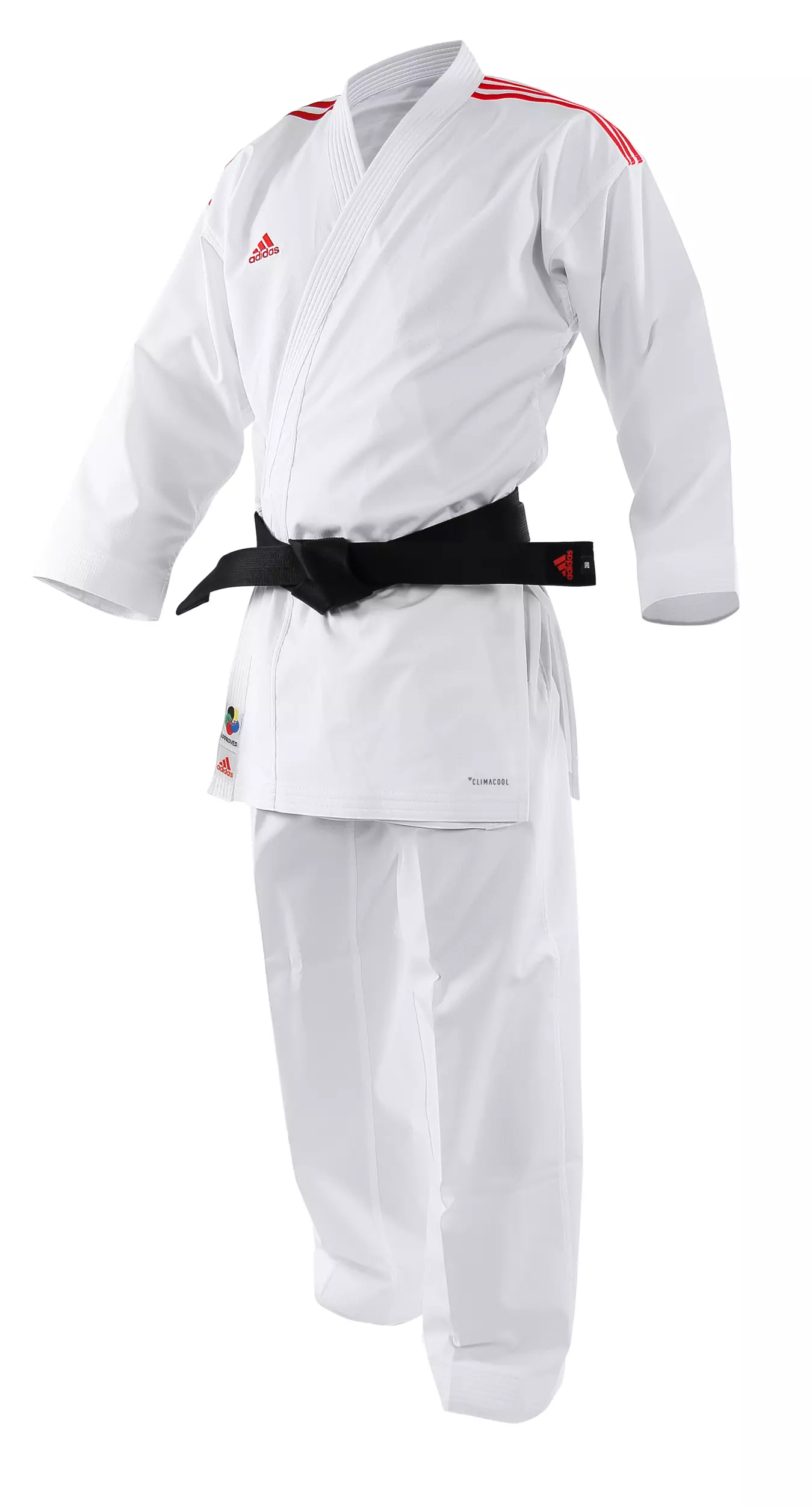 kimono-de-karate-adidas-revoflex-rouge