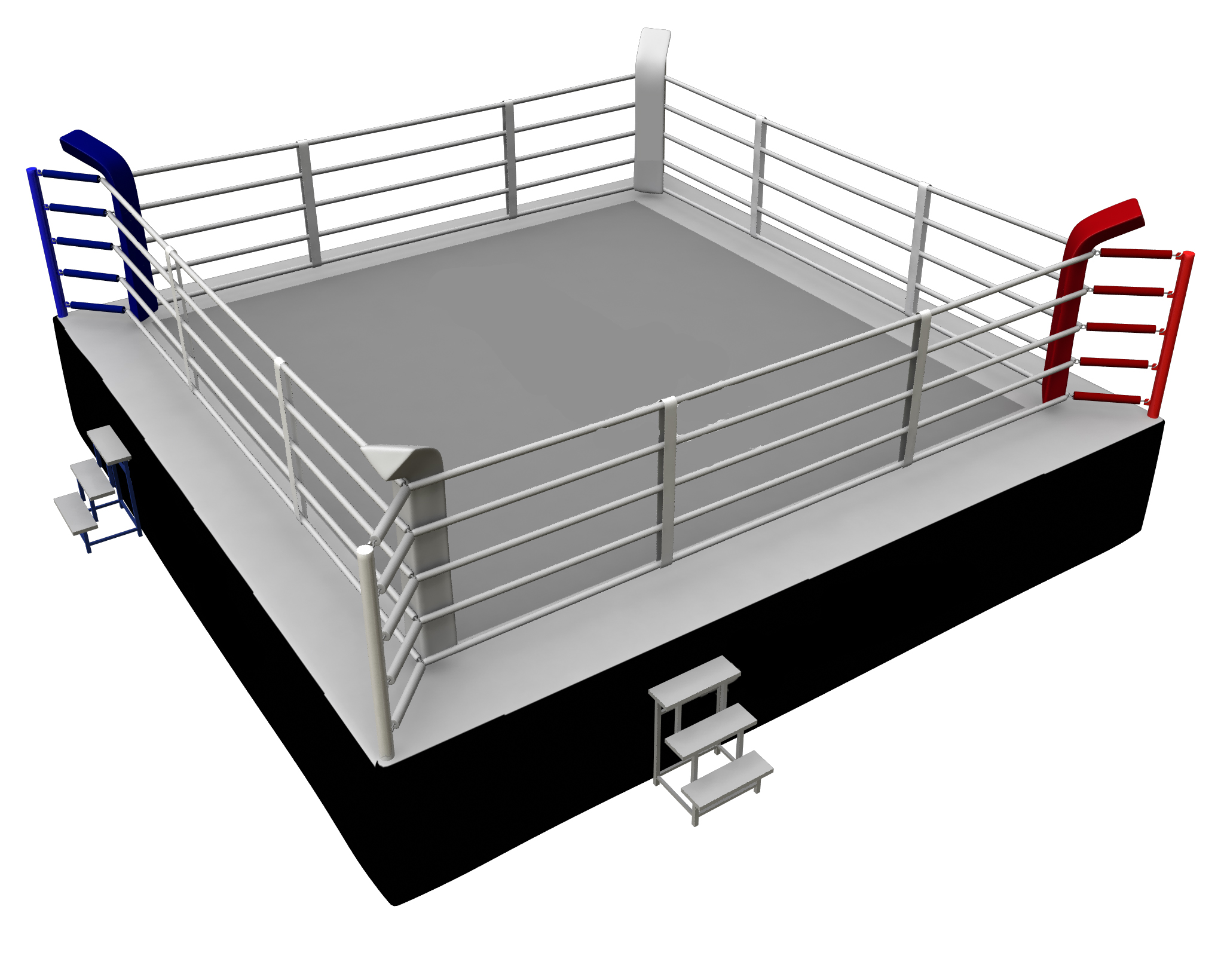 Ring de boxe sol et autoporté competition et pliable