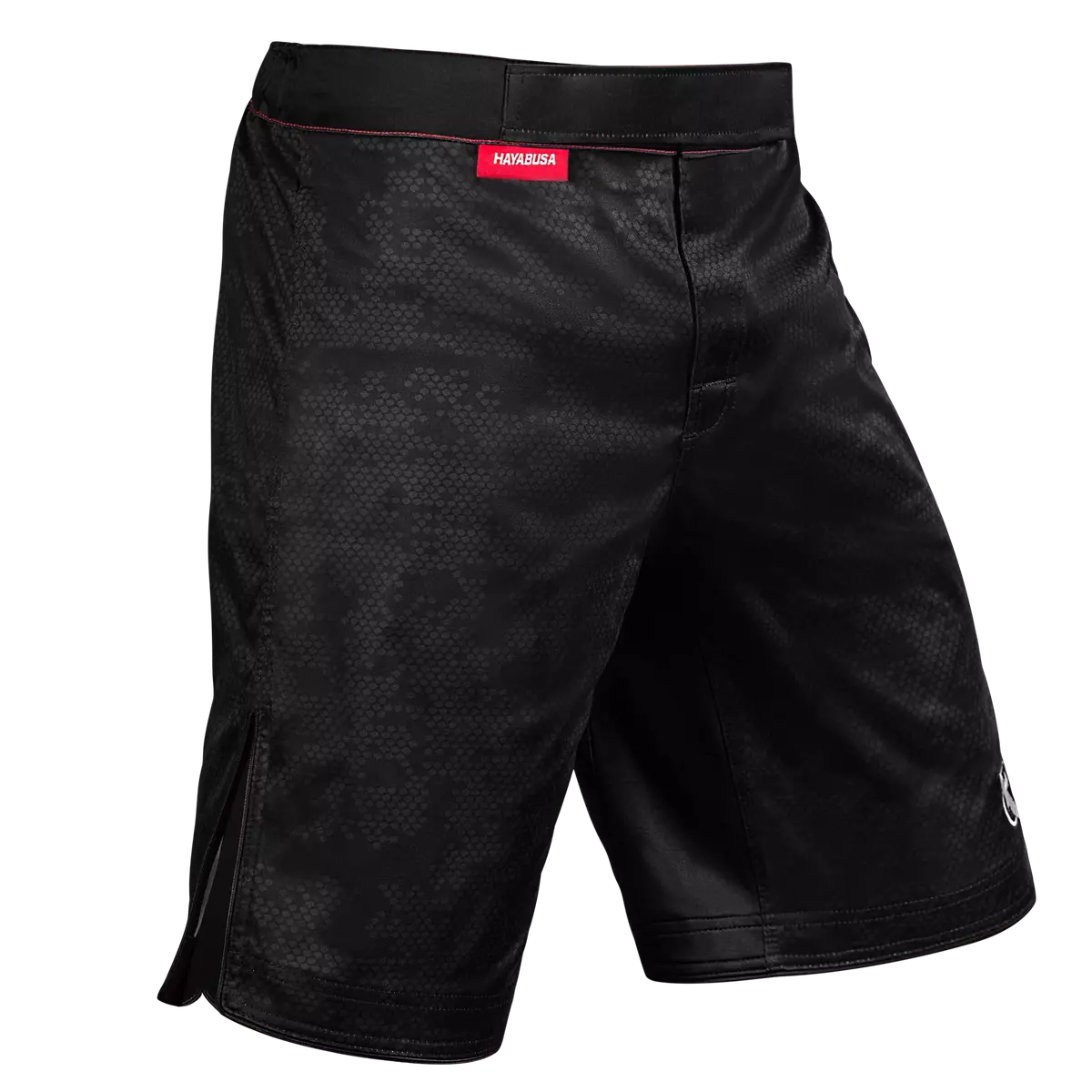 fightshort-hayabusa-hexagon-noir