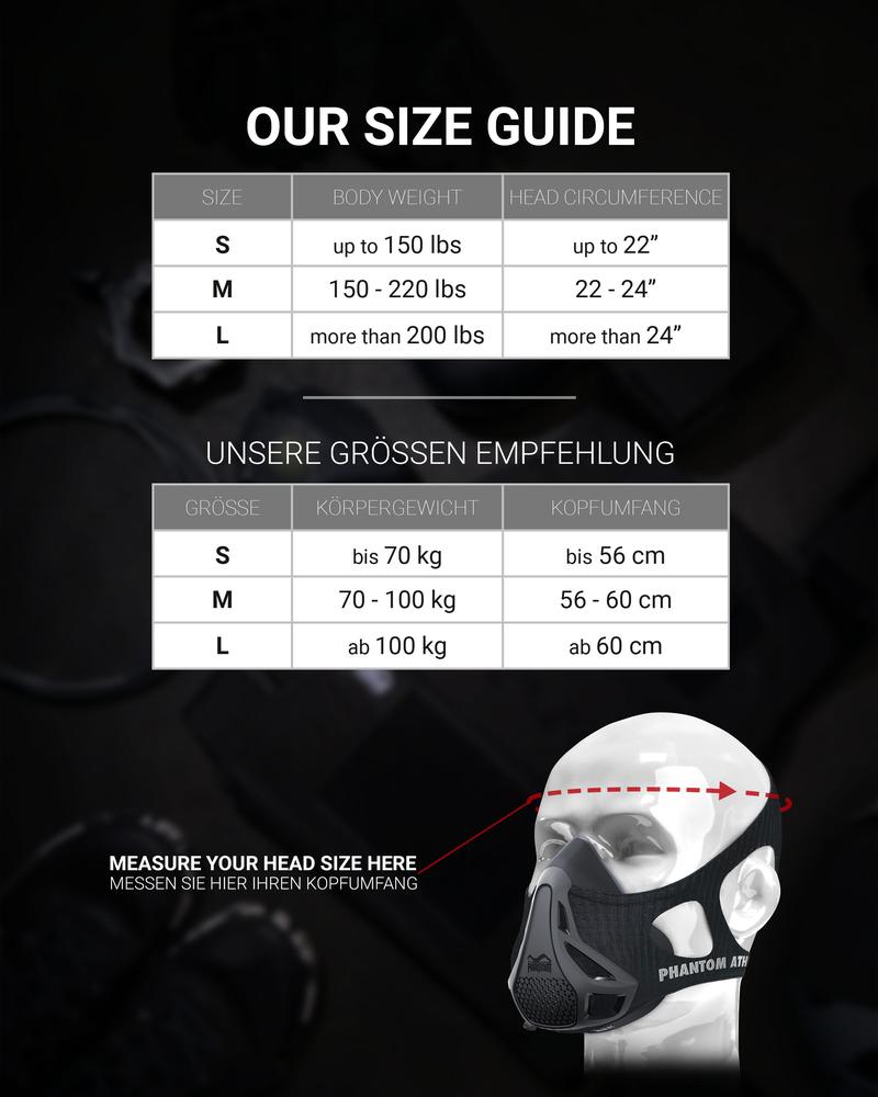 Training mask Phantom Athletics Préparation lecoinduring