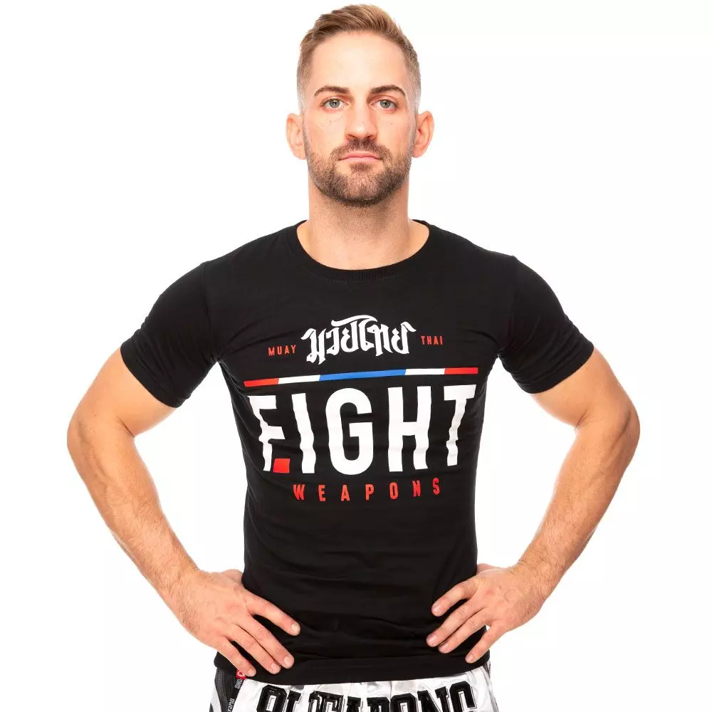 T-shirt 8 Weapons the fight black