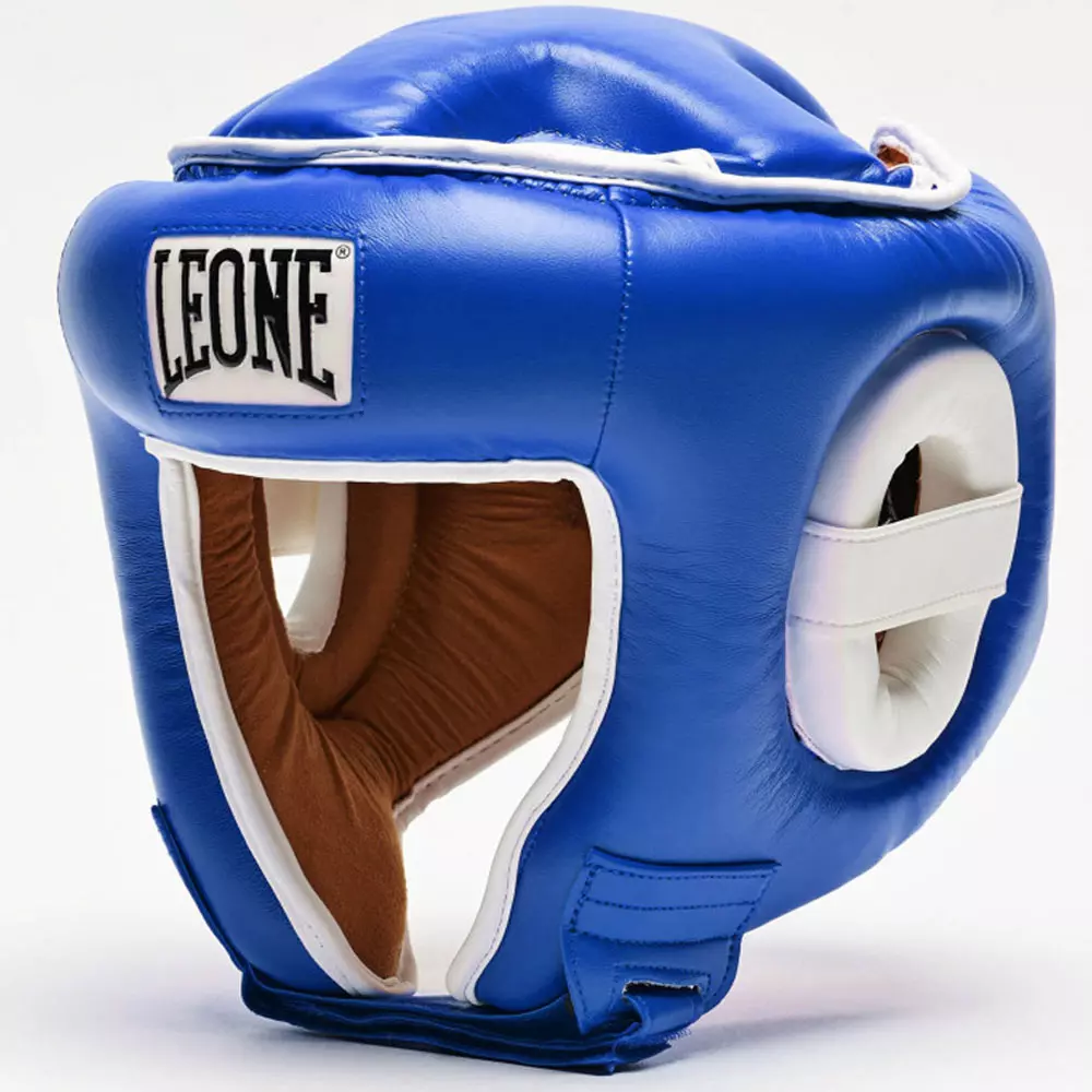 Casque Leone compétition Bleu