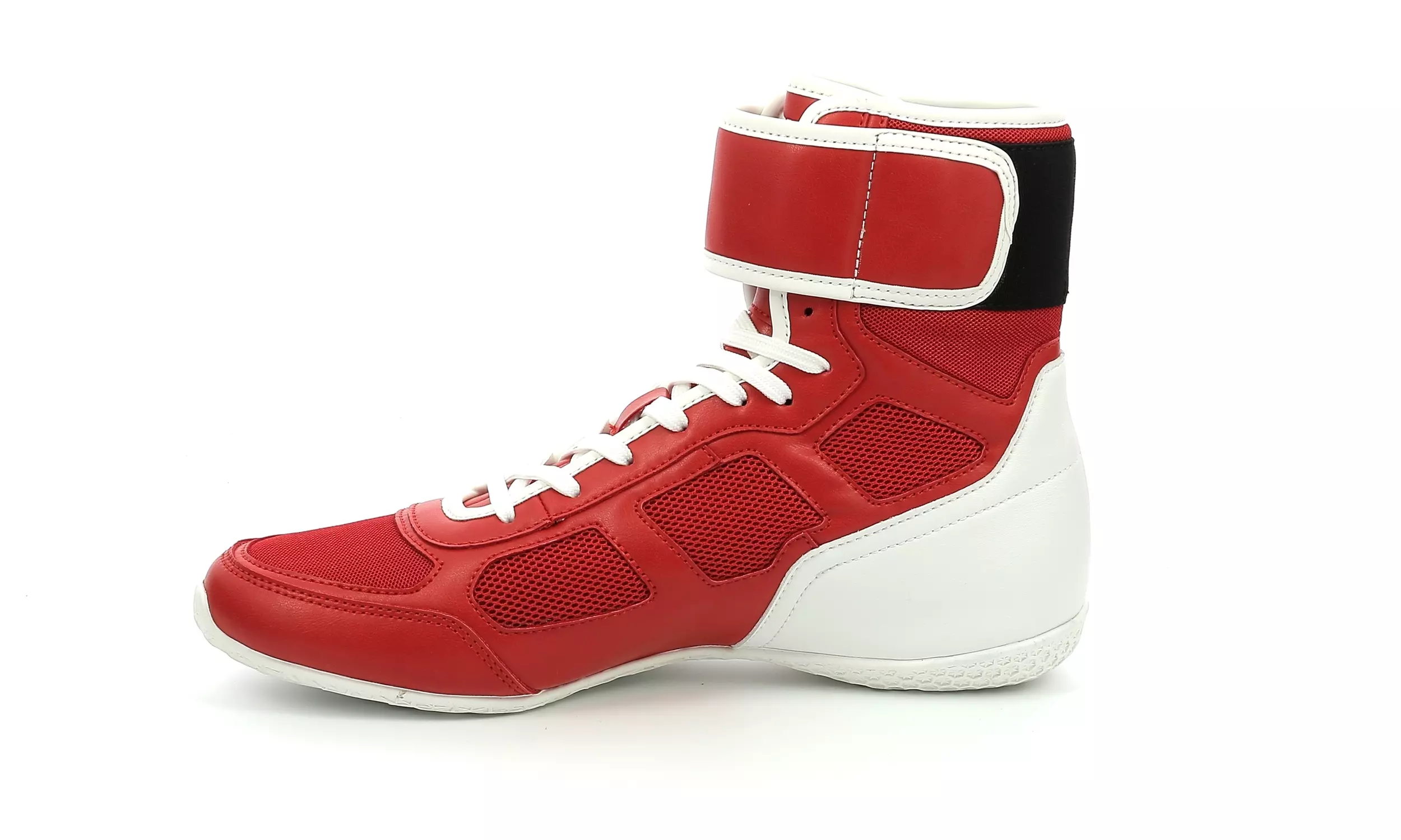 chaussure-de-boxe-everlast-rouge